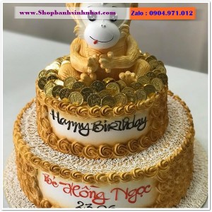 Bánh Sinh Nhật Con Khỉ Tuổi Thân - T44